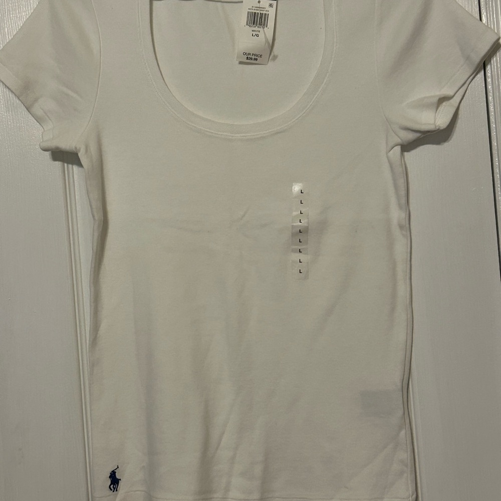 Ralph Lauren White Short Sleeve Tee